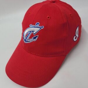 Columbus Clippers Hat Adjustable Red MiLB Baseball Cleveland Indians‎ Logo SGA